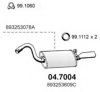 ASSO 04.7004 End Silencer
